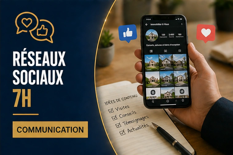 Formation Communication Digitale et Réseaux Sociaux immobilier – 7h
