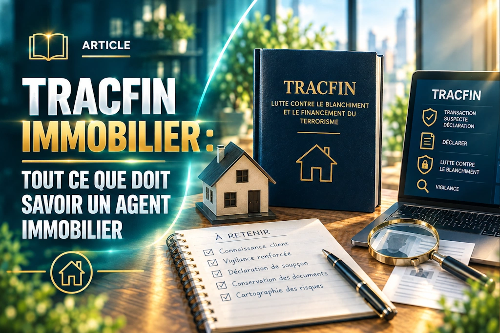 Tracfin immobilier : obligations de vigilance agent immobilier